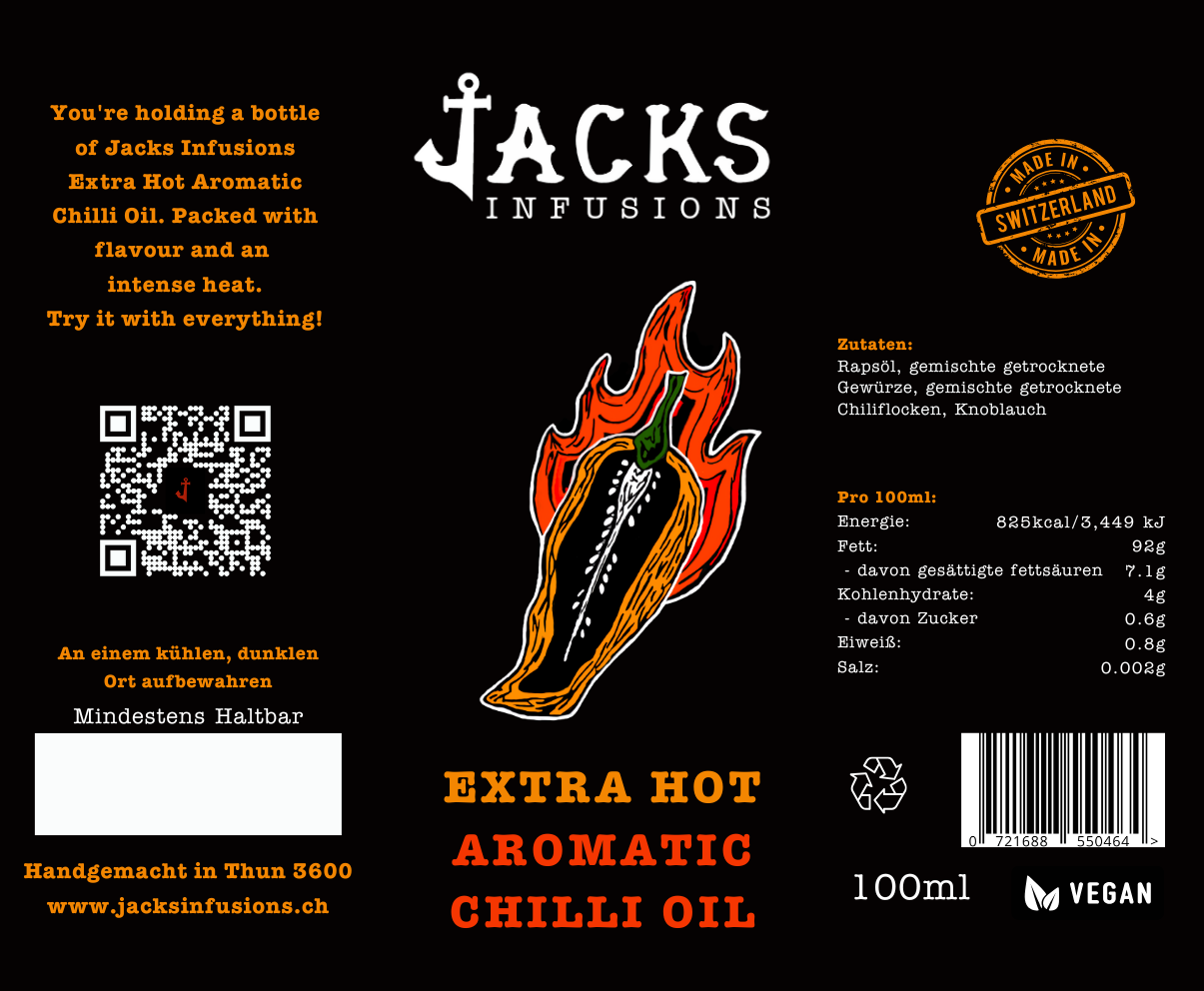 Extra Hot Aromatic Chilli Oil