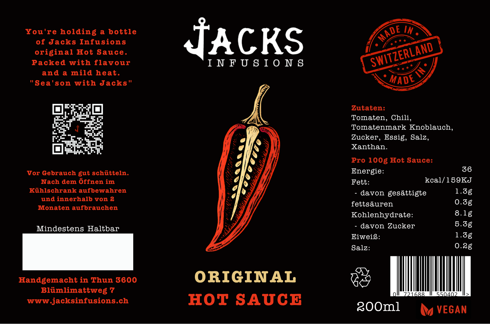 Original Hotsauce (200ml)