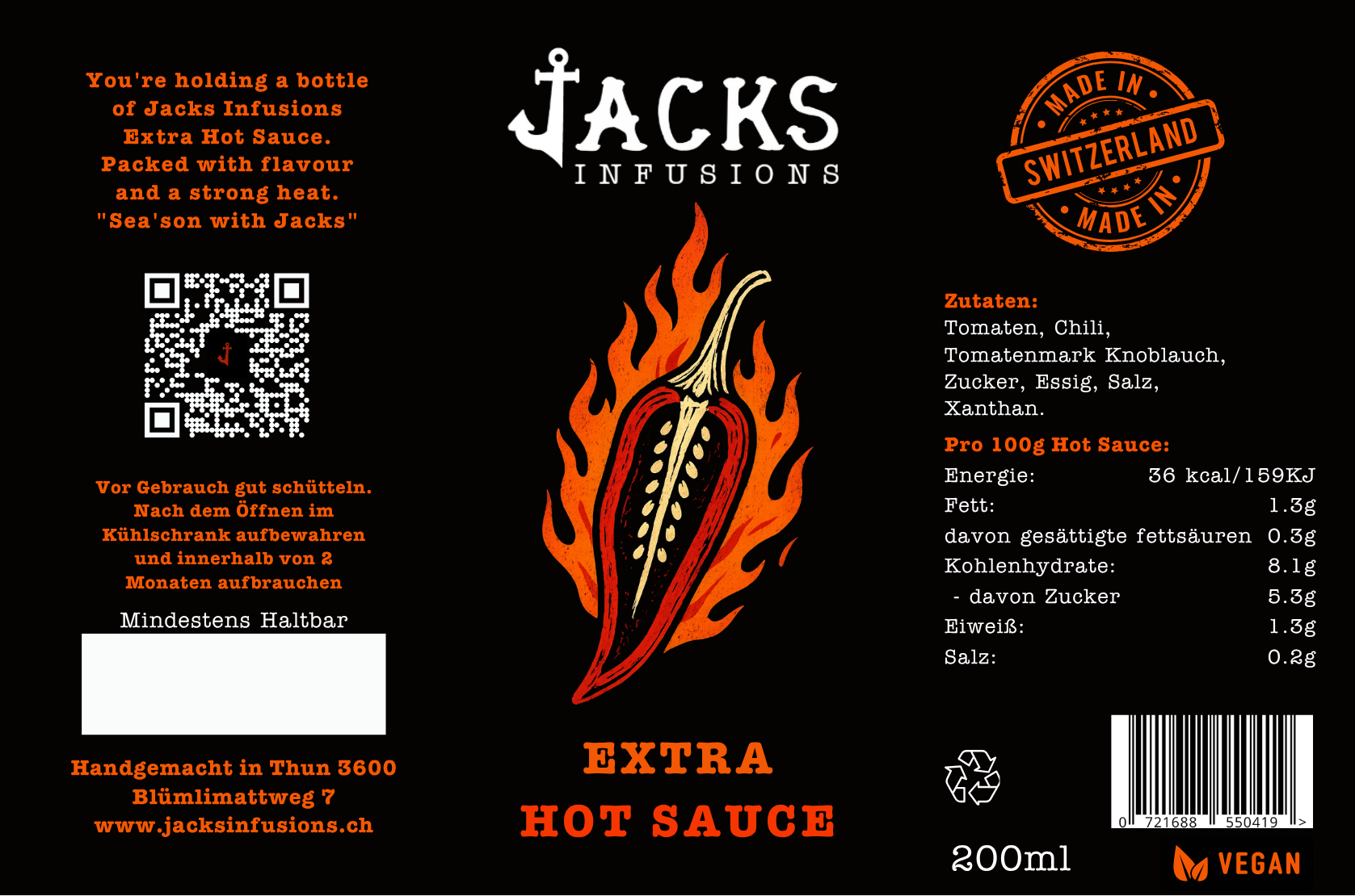 Extra Hotsauce (200ml)